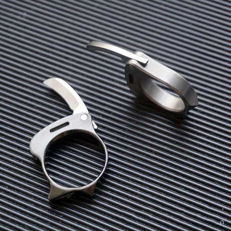 Zirconium Alloy Invisible Ring Knife Multifunctional EDC Zirconium Alloy Invisible Ring Knife Multifunctional EDC